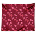 Pink Japanese Lantern Pattern Print Tapestry