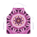 Pink Kaleidoscope Print Adjustable Apron