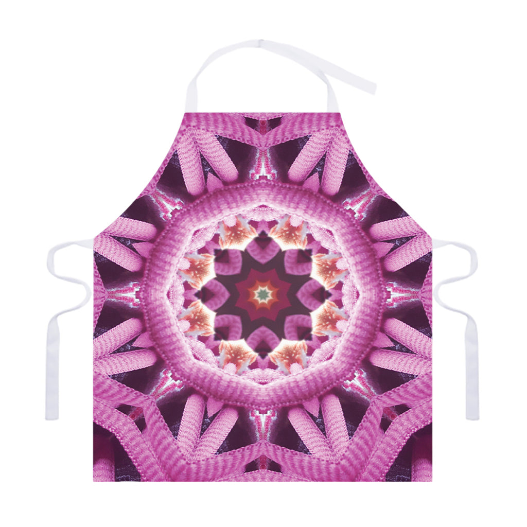 Pink Kaleidoscope Print Adjustable Apron
