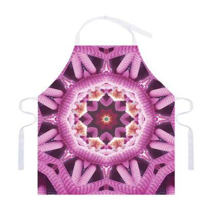 Pink Kaleidoscope Print Adjustable Apron