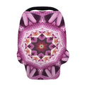 Pink Kaleidoscope Print Baby Seat Cover