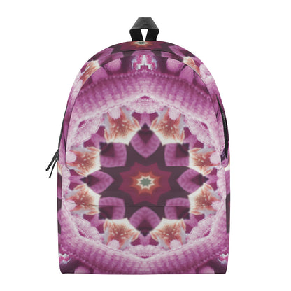 Pink Kaleidoscope Print Backpack