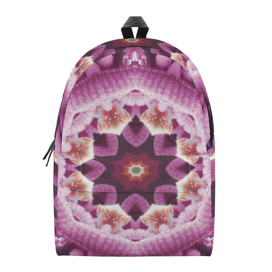 Pink Kaleidoscope Print Backpack