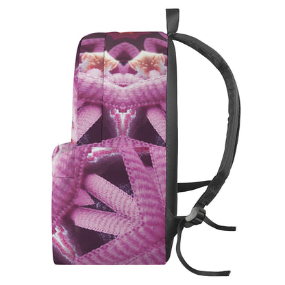 Pink Kaleidoscope Print Backpack
