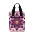 Pink Kaleidoscope Print Bible Tote Bag