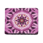Pink Kaleidoscope Print Bifold Wallet