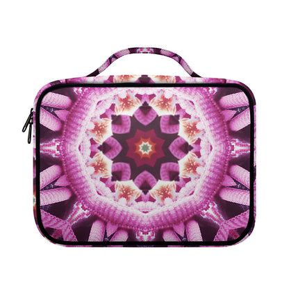 Pink Kaleidoscope Print Briefcase Bible Bag