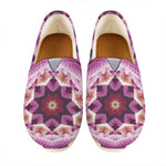Pink Kaleidoscope Print Casual Shoes