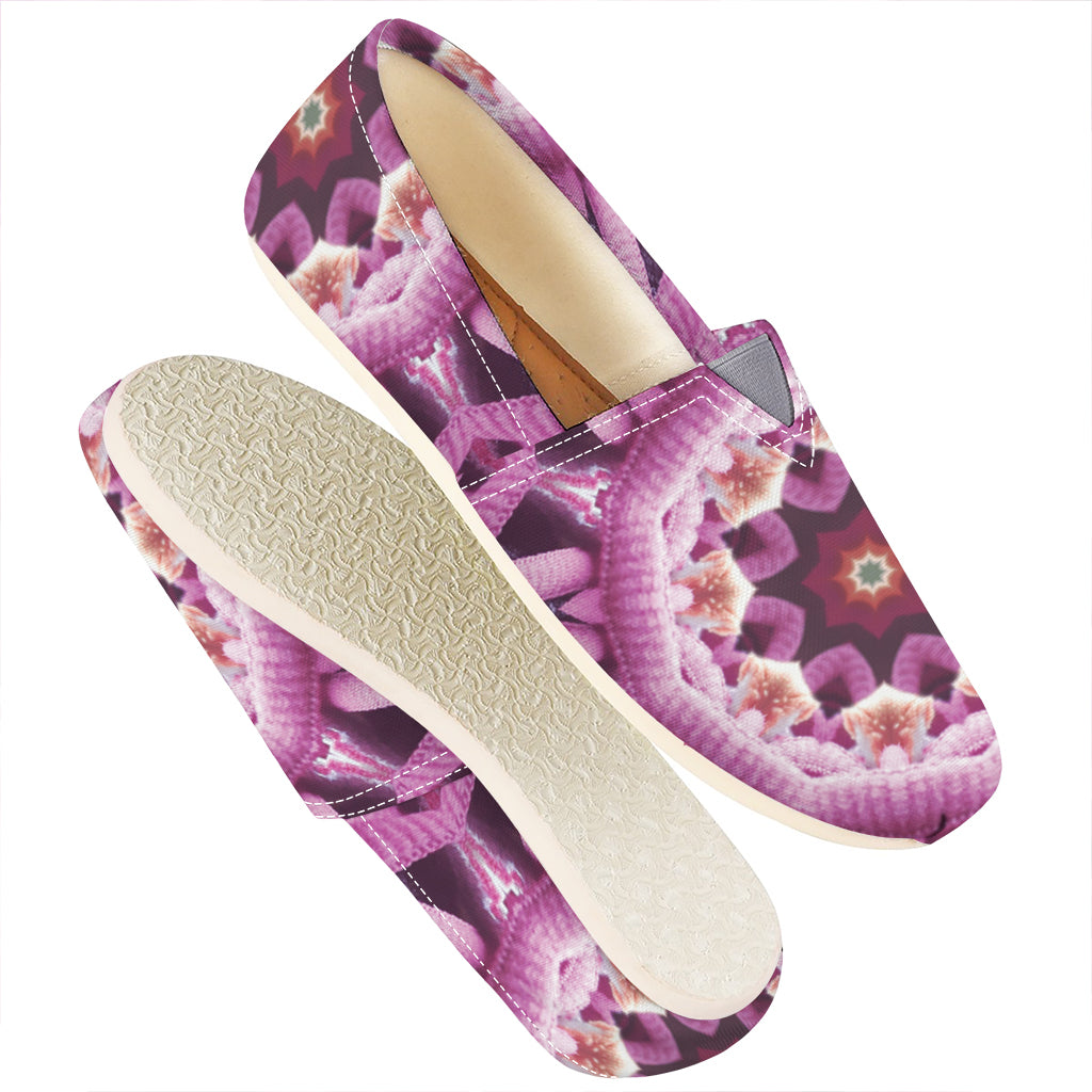 Pink Kaleidoscope Print Casual Shoes