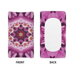 Pink Kaleidoscope Print Changing Pad Cover