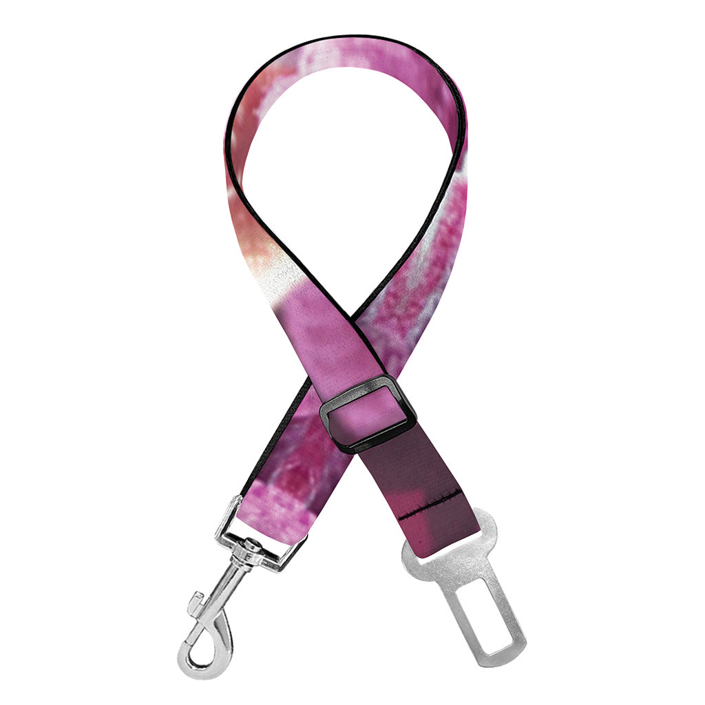 Pink Kaleidoscope Print Dog Seat Belt