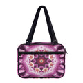 Pink Kaleidoscope Print Double Strap Bible Bag