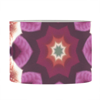 Pink Kaleidoscope Print Drum Lamp Shade