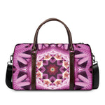 Pink Kaleidoscope Print Duffle Bag
