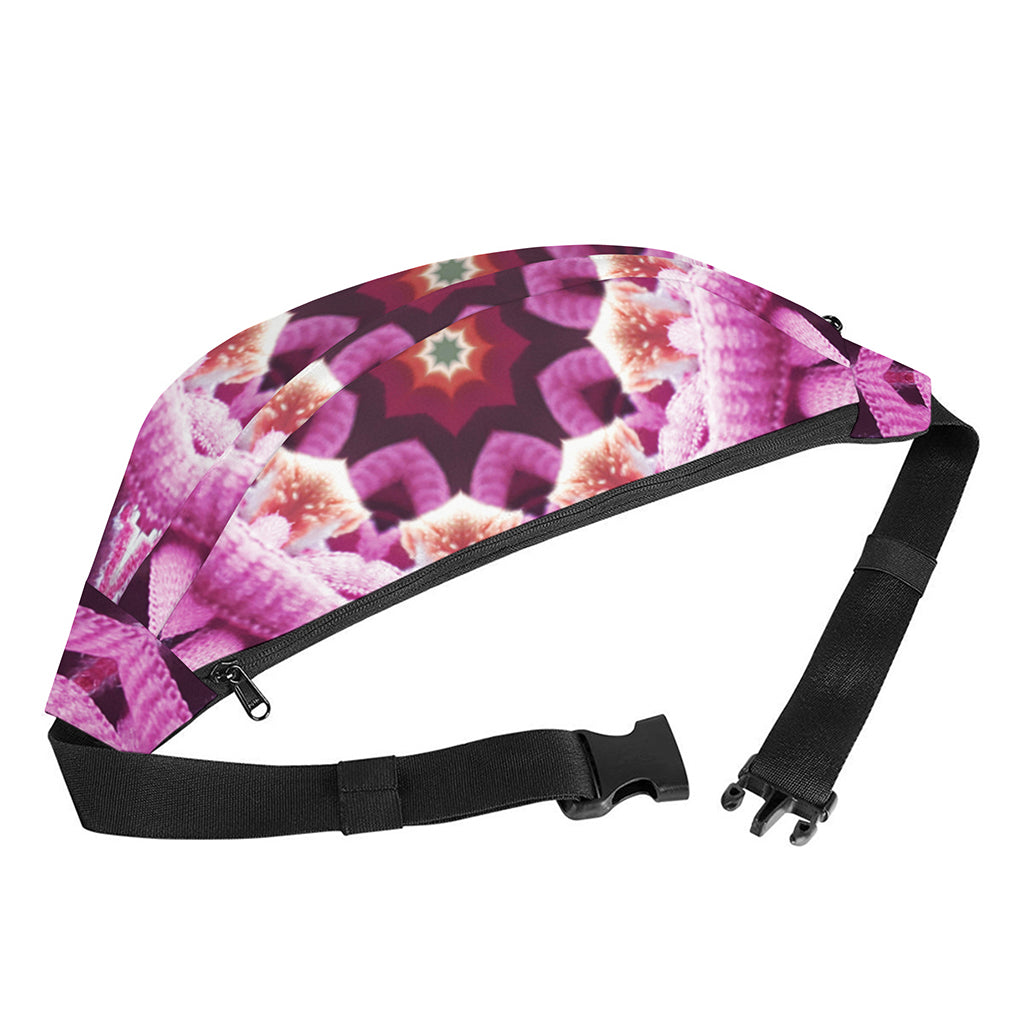 Pink Kaleidoscope Print Fanny Pack