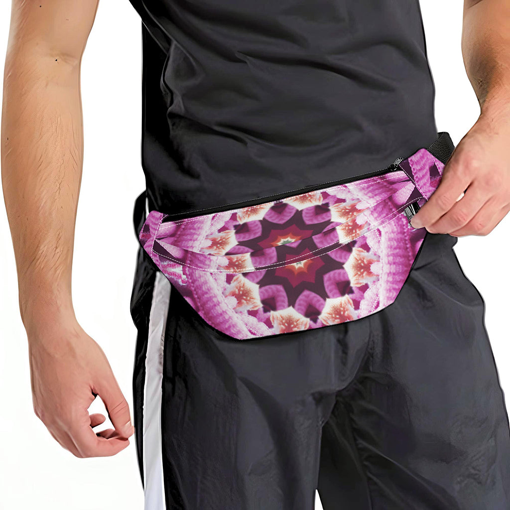 Pink Kaleidoscope Print Fanny Pack