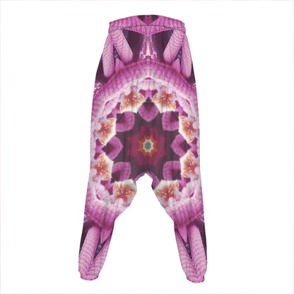 Pink Kaleidoscope Print Hammer Pants