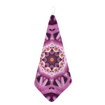 Pink Kaleidoscope Print Hand Towel