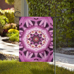 Pink Kaleidoscope Print House Flag