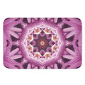 Pink Kaleidoscope Print Indoor Door Mat