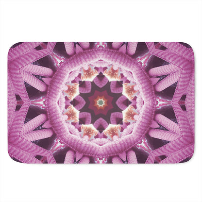 Pink Kaleidoscope Print Indoor Door Mat