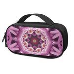 Pink Kaleidoscope Print Insulin Cooler Travel Case