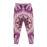 Pink Kaleidoscope Print Jogger Pants