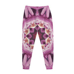 Pink Kaleidoscope Print Jogger Pants