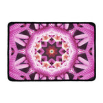 Pink Kaleidoscope Print Kitchen Mat