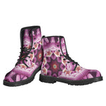 Pink Kaleidoscope Print Backpack