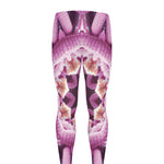 Pink Kaleidoscope Print Men's leggings