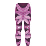 Pink Kaleidoscope Print Men's leggings