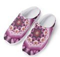 Pink Kaleidoscope Print Mesh Casual Shoes