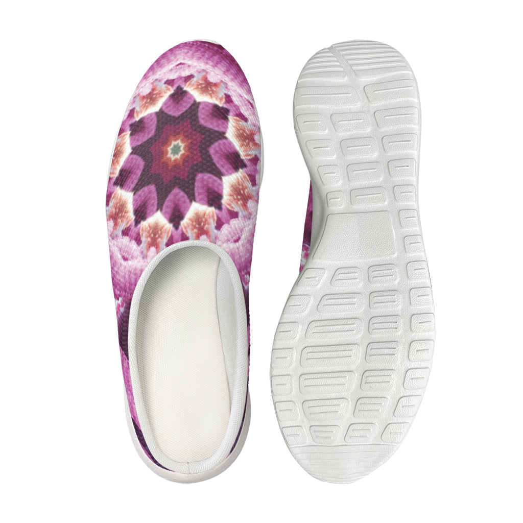 Pink Kaleidoscope Print Mesh Casual Shoes
