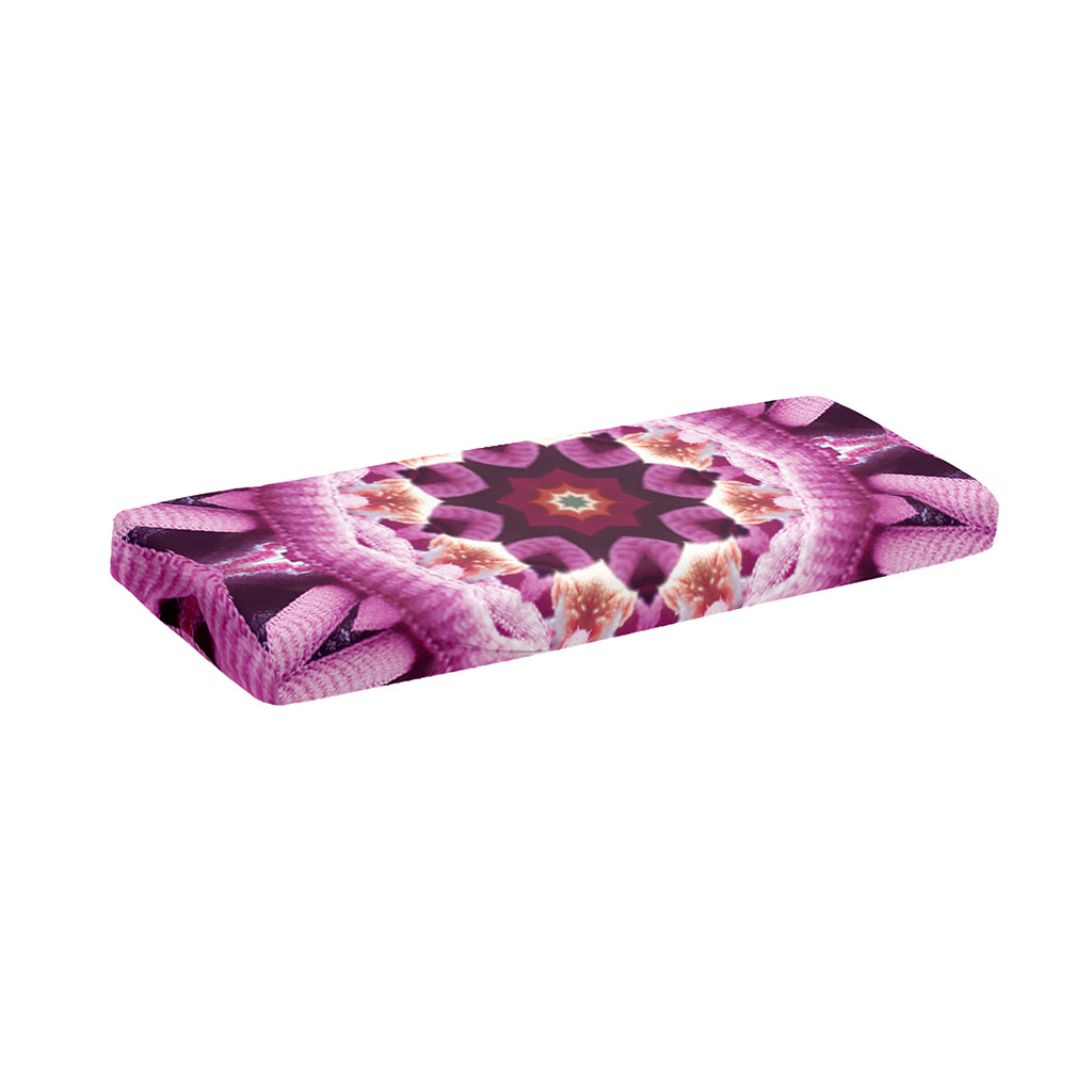Pink Kaleidoscope Print Piano Keyboard Cover