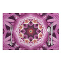 Pink Kaleidoscope Print Placemat