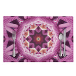 Pink Kaleidoscope Print Placemat
