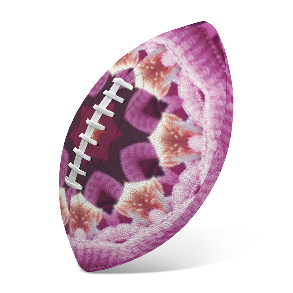 Pink Kaleidoscope Print Rugby Ball