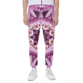 Pink Kaleidoscope Print Joggers