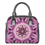 Pink Kaleidoscope Print Shoulder Handbag