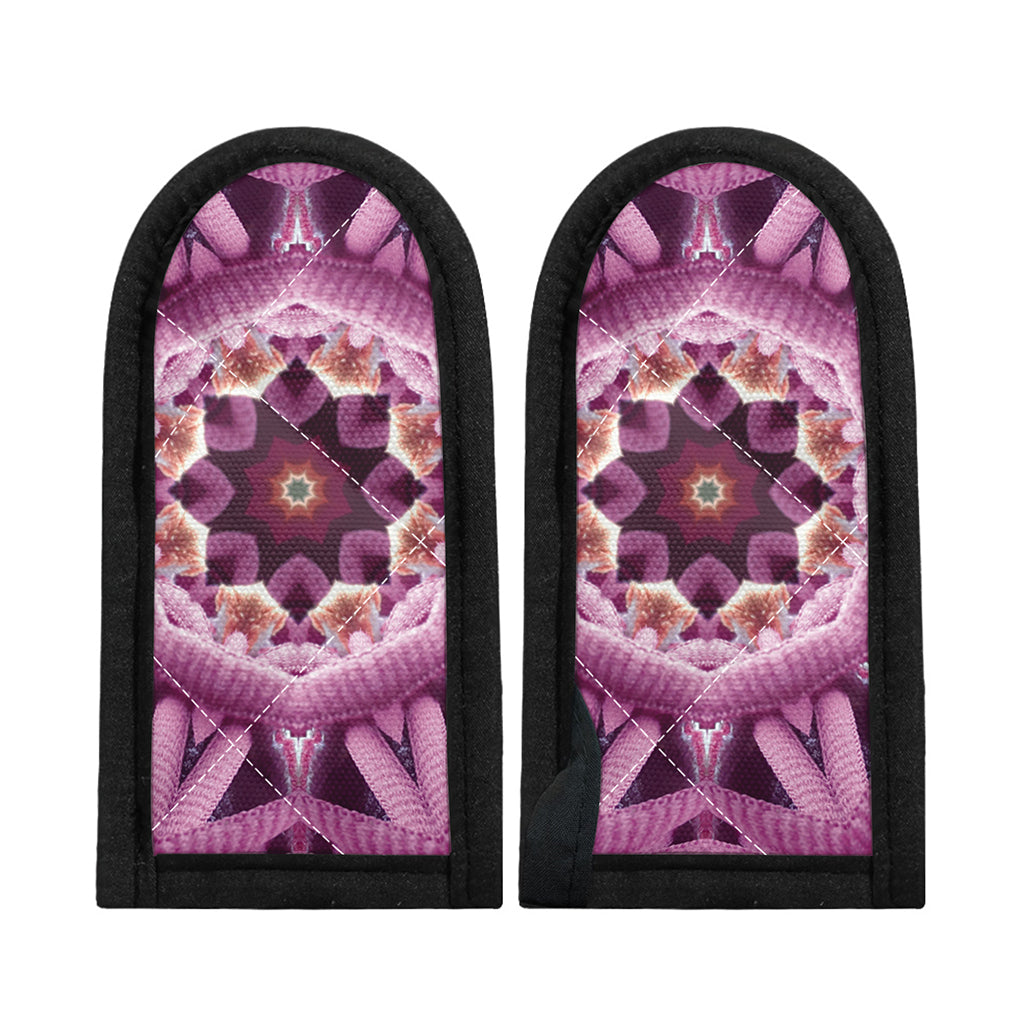 Pink Kaleidoscope Print Skillet Handle Cover