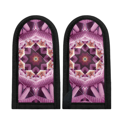 Pink Kaleidoscope Print Skillet Handle Cover
