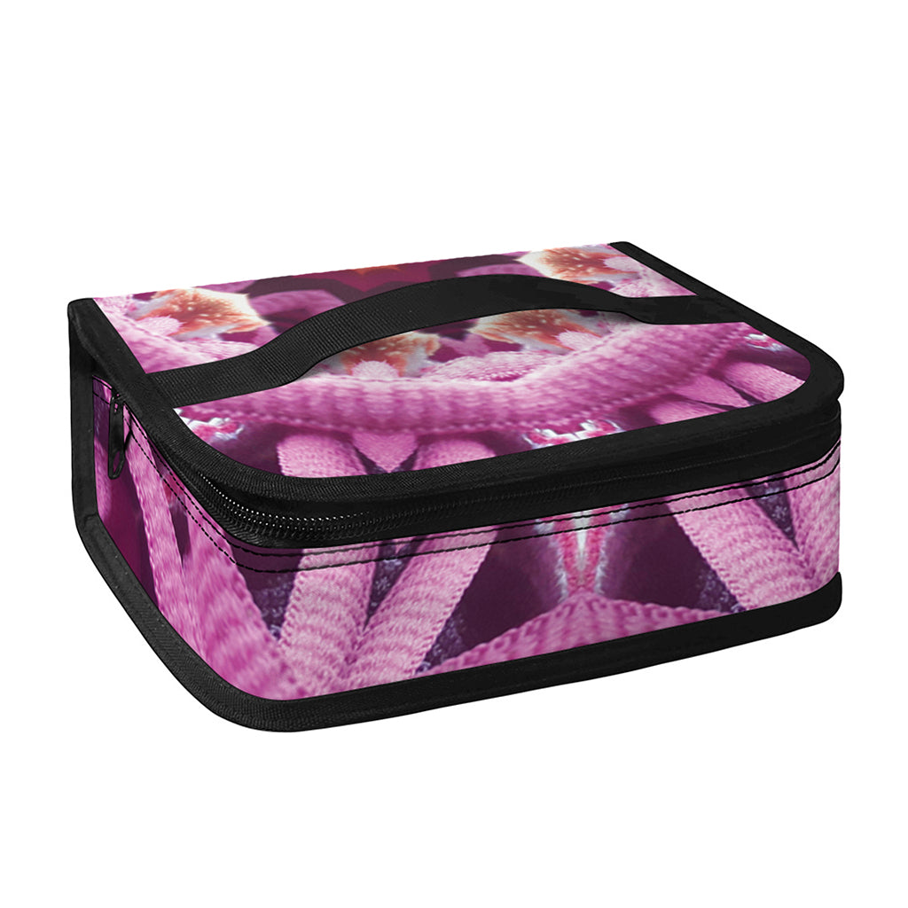 Pink Kaleidoscope Print Small Lunch Bag