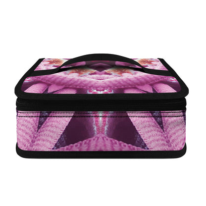 Pink Kaleidoscope Print Small Lunch Bag