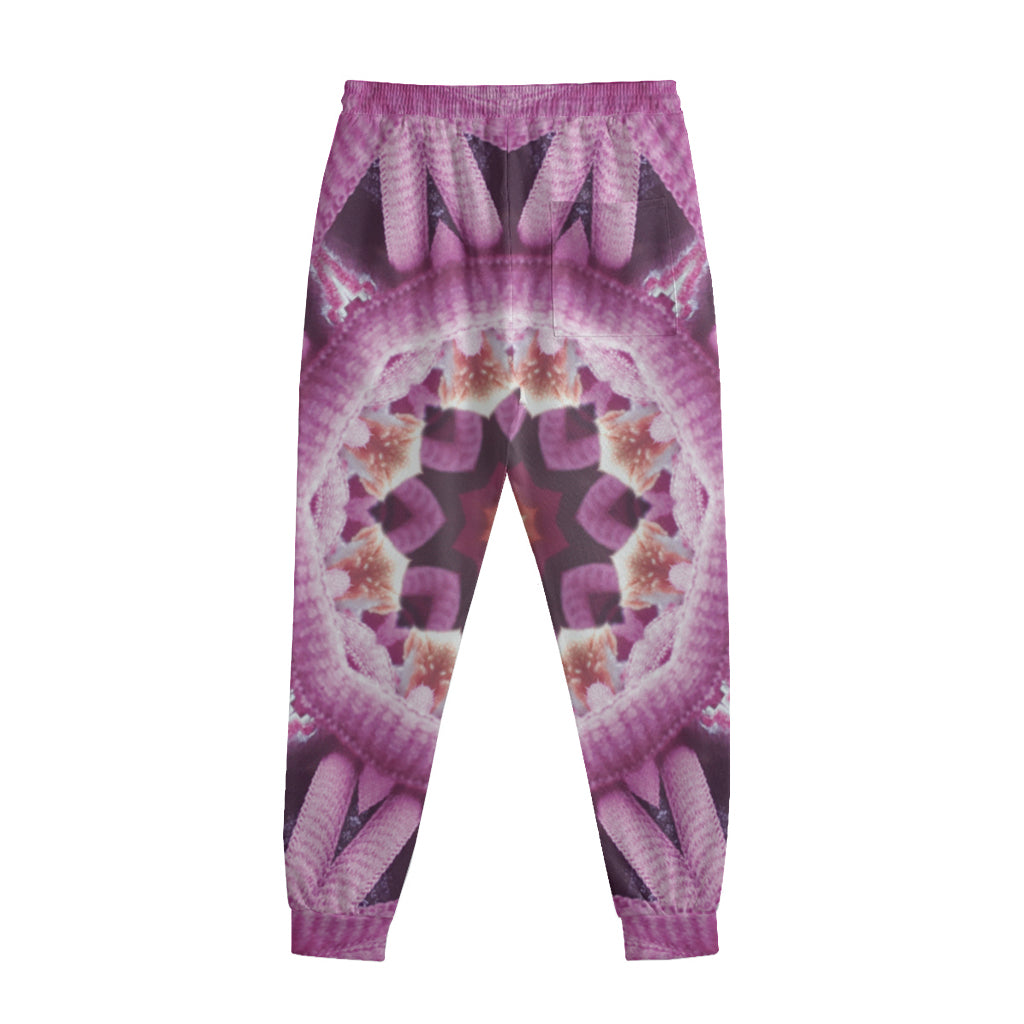 Pink Kaleidoscope Print Sweatpants