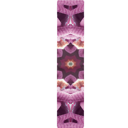 Pink Kaleidoscope Print Table Runner