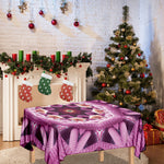 Pink Kaleidoscope Print Tablecloth