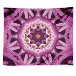 Pink Kaleidoscope Print Tapestry