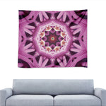 Pink Kaleidoscope Print Tapestry
