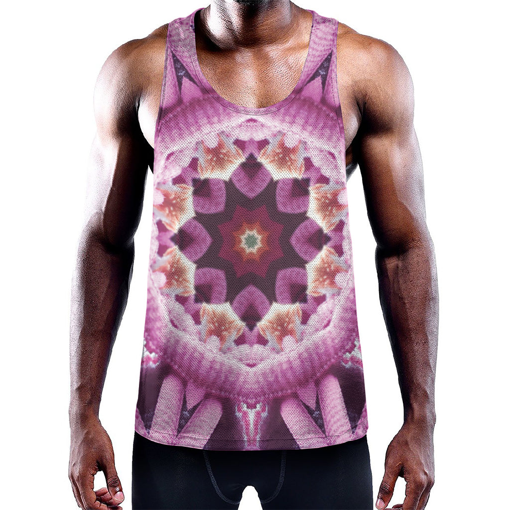 Pink Kaleidoscope Print Training Tank Top